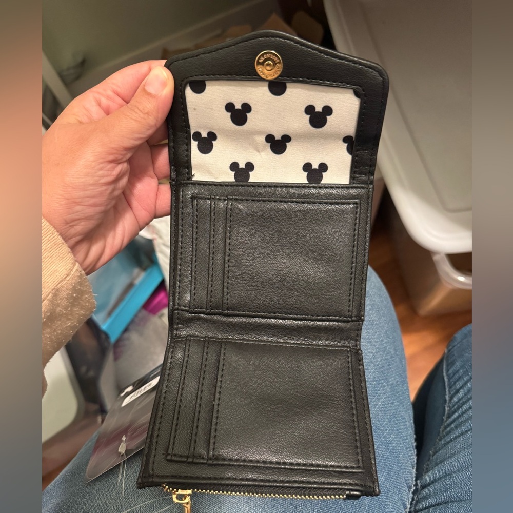 Disney Black Wallet - Picture 3 of 5